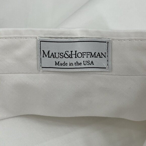 Maus & Hoffman Chino Shorts Men's Size 38 White Pockets Flat front - Picture 8 of 10